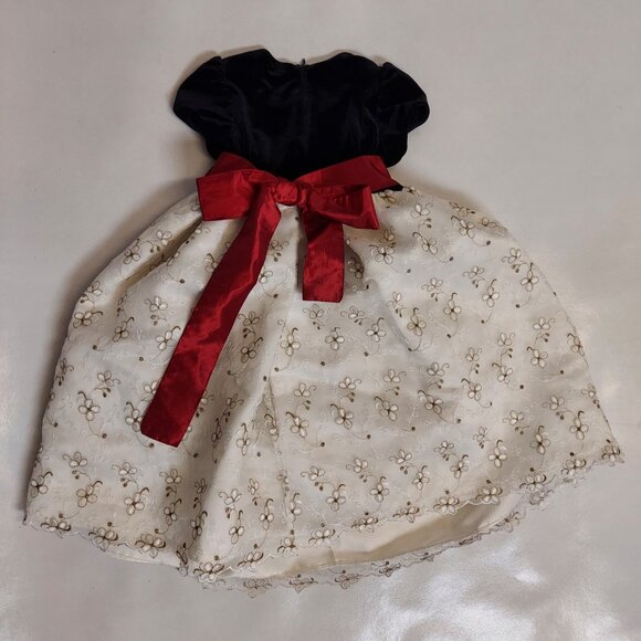 VELVET, SATIN, SPARKLE GIRLS SIZE 4 DRESS - GUC - JANE COPELAND - Picture 7 of 7